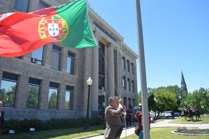 Bridgeport Celebrates Portuguese Community With Flag Raising