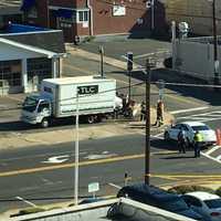 <p>Police shut down surrounding roads.</p>