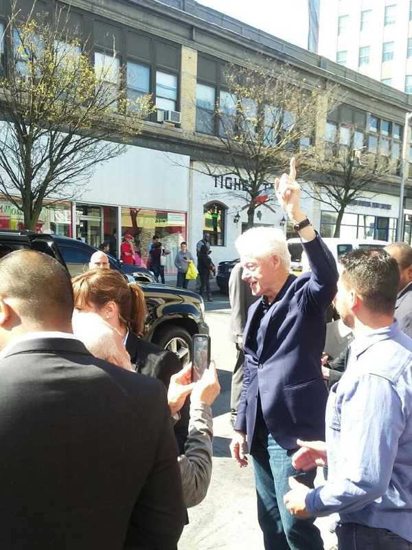 Bill Clinton Makes Rare Westchester Appearance Outside Hometown Chappaqua