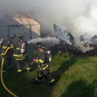 <p>The blaze was quickly extinguished.</p>