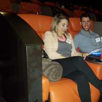 <p>Couple enjoys the invite-only &quot;Suicide Squad&quot; screening.</p>