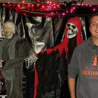 <p>Laurent Shiels is hoping his haunted house will help the Glen Rock Volunteer Ambulance Corps.</p>