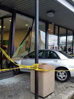 Car Plowing Into Rockland Bank Tops Week's News