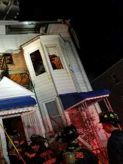 Fifty Firefighters Battle Blaze At Yonkers Three-Story Wood Frame Building