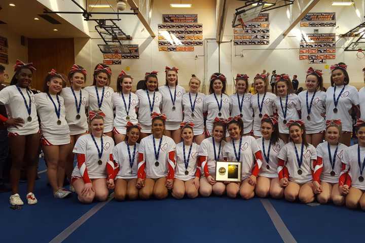 Varsity Cheerleaders Advance To States During Sectionals In White Plains