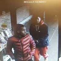 <p>Surveillance footage of persons of interest in the theft of credit cards from a car in Norwalk</p>