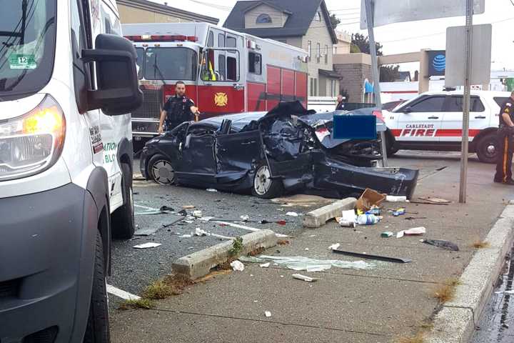 Police: Speeding Driver Loses Control, Crashes Into Van Outside Busy Route 17 Dunkin' Donuts