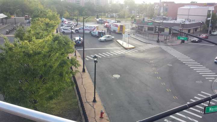 At the scene -- Julien Place train station, Elizabeth.