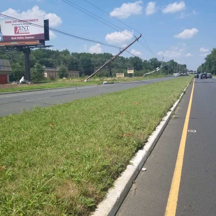 Fatal Route 9 crash scene in Marlboro Township.