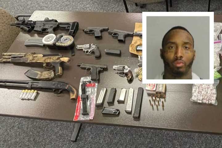 AG: Pound Of Crystal Meth, 9 Guns Seized From Philly Drug Dealer Known As 'Gunna' In MontCo