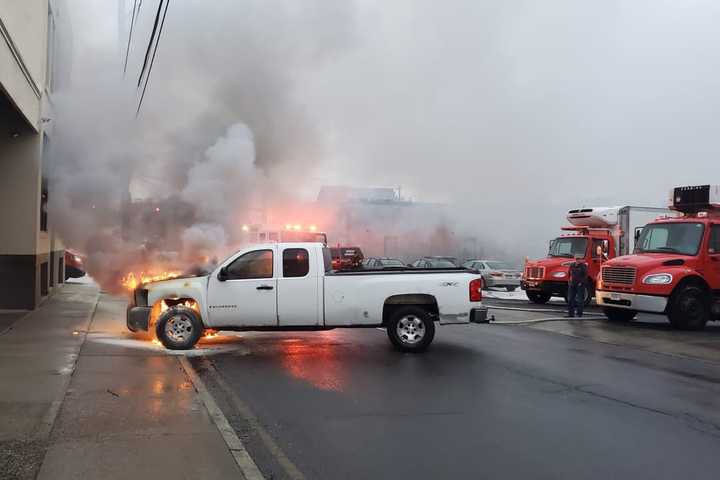 Quick-Thinking Fire Chief Uses Fork-Lift To Save Fairfield County Business From Fire