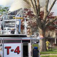 <p>One person was hospitalized for smoke inhalation in the Wayne fire.</p>