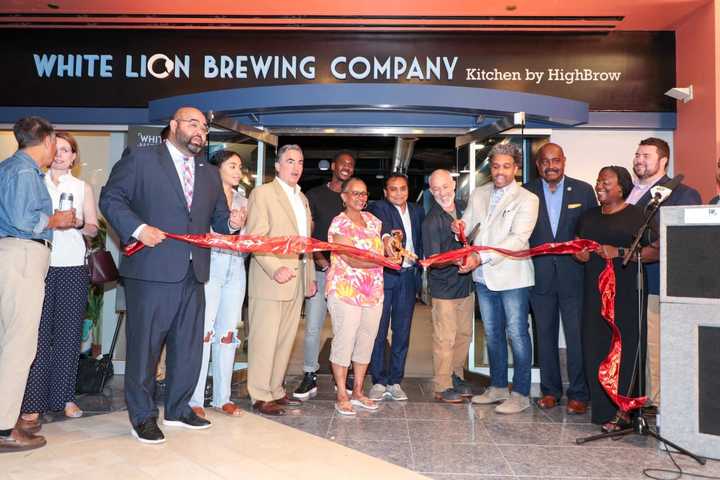 The official ribbon-cutting of the new brewery and taproom in Springfield.