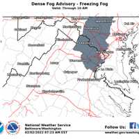 <p>NWS Dense Fog Map.</p>