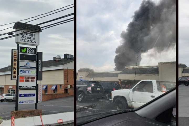 Strip Mall Fire In Central PA: Authorities (UPDATE; PHOTOS)