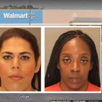 <p>The Walmart located at 1000 Town Center Drive, West Manchester Township, where both Nataly Danielle Rodriguez-Altache (left) and Shanterry Lynette Woodard (right) worked.</p>