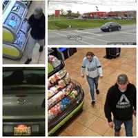 <p>The suspected Sheetz thieves, their get away car, and the Sheetz where the thefts happened, according to the police.</p>