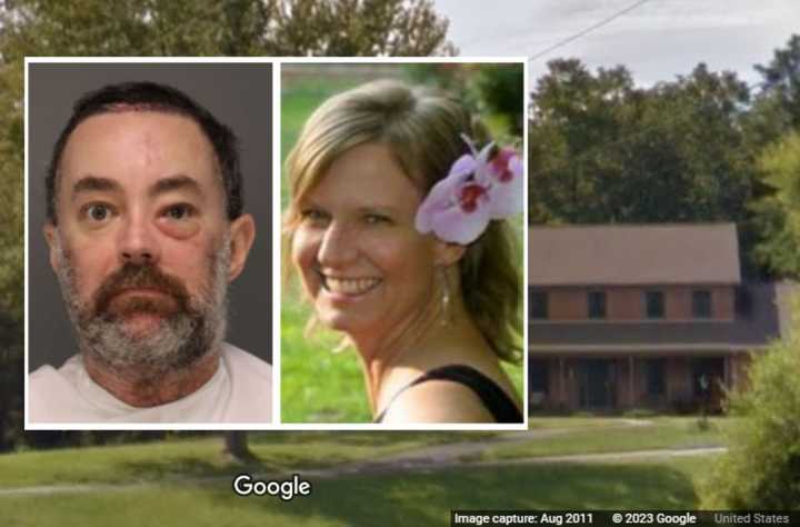 William Hudson and Catherine Hartman and the home where the murder happened.
