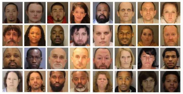 Mugshot for 24 of the 37 people arrested by the drug task force.