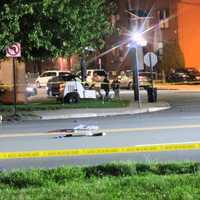 <p>Police issued a Be On the Lookout for the Ford Mustang after the 65-year-old pedestrian was struck on Essex Street in Hackensack late Saturday, Aug. 26.</p>