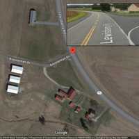 <p>The intersection of Brenneman Drive and Lewisberry Road/PA 382 in Fairview Township where the serious crash happened, authorities say.</p>