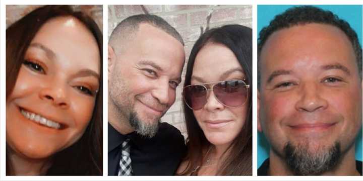 Jami A. Harrison and her husband Matthew Scott Harrison who is wanted in connection with her murder, police say.