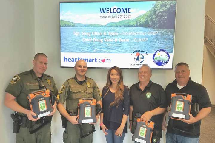 Stay Safe: HeartSmart Gives AEDs For Candlewood Lake Patrol Boats