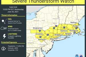 Severe Thunderstorm Watch In Effect For Most Of Region