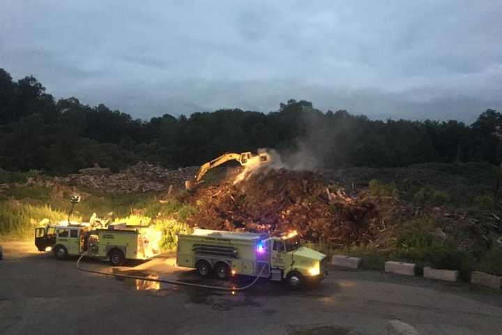 Fire Smolders For Days In Mulch Pile In Newtown