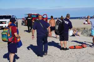 Off-Duty, Rookie Lifeguard Riding Bike Home On NY Boardwalk Saves Swimmer In Distress