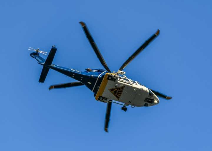 NJSP helicopter.