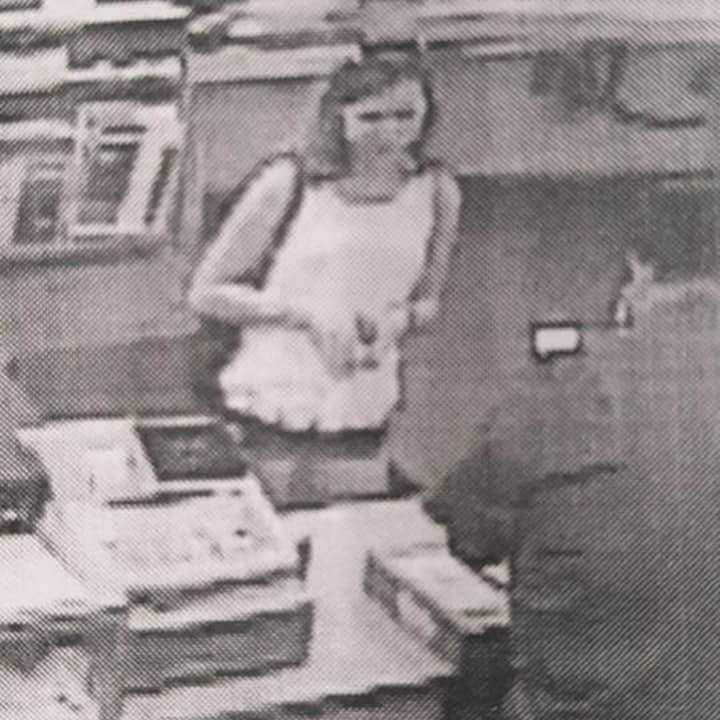 The Brookfield Police Department is seeking information on this woman in connection with an active case. The photo is from a surveillance camera.