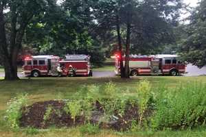 Monroe Firefighters Check Home After Lightning Strike During Storm