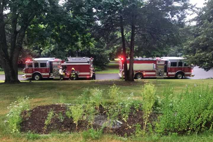 Monroe Firefighters Check Home After Lightning Strike During Storm