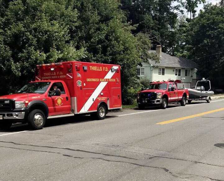 Rescuers workers with the Thiells Fire Department responded to the drowning.