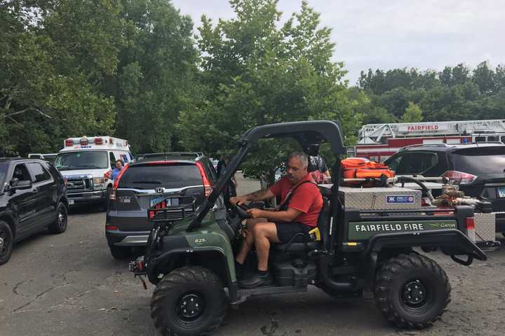 Fairfield Firefighters Come To Aid Of Injured Hiker At Lake Mohegan