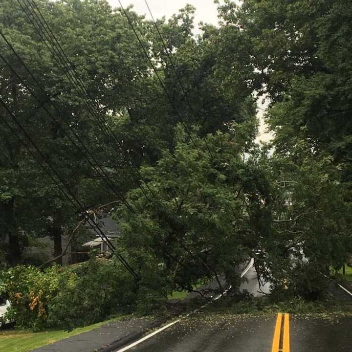 Christian Herald Road is closed in Clarkstown.