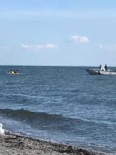 Westport Marine Officers Help Capsized Kayaker Off Compo