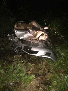 Car Crash In Weston Takes Out Utility Pole