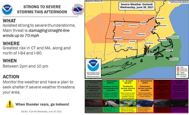 Western Massachusetts was impacted by storms overnight.