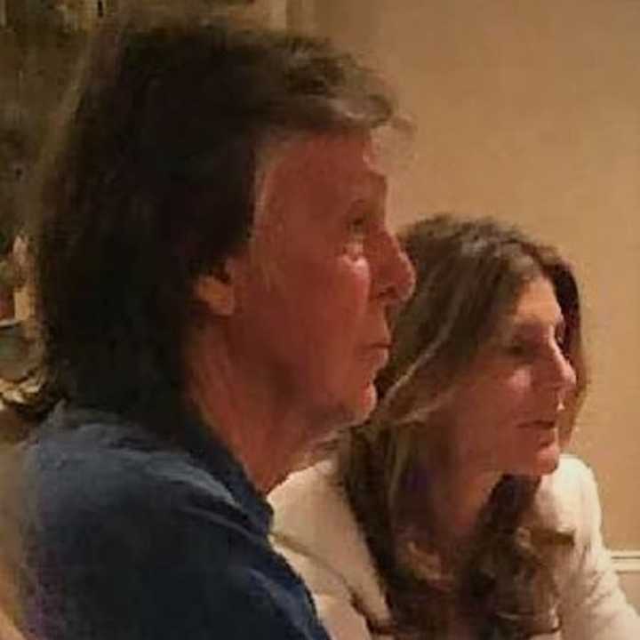 Macca and wife at Jimmy&#x27;s Restaurant in Asbury Park.