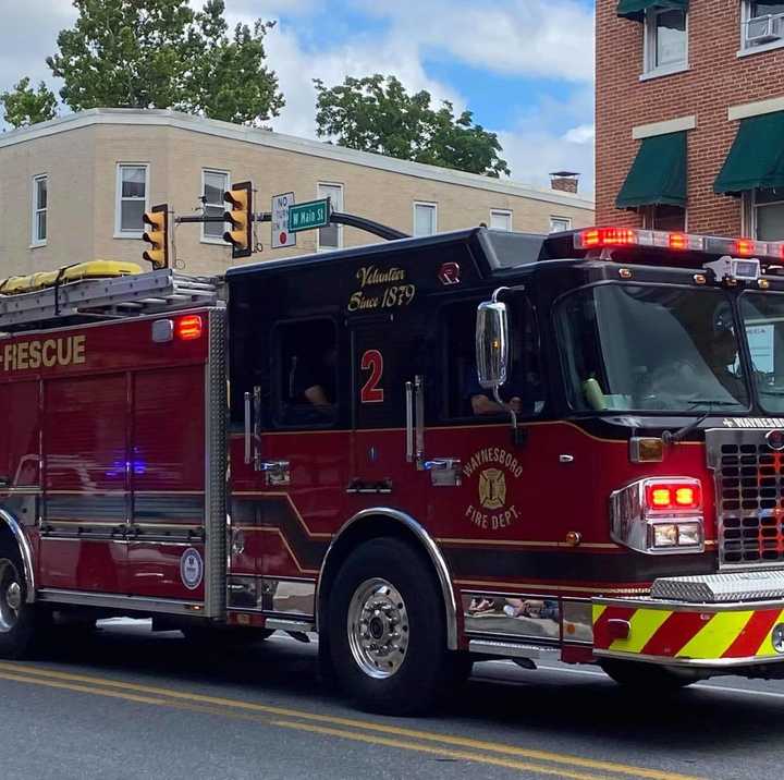 Waynesboro Volunteer Fire Department Inc. fire engine.