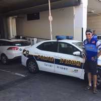 <p>Detective Robert Fitzgerald has been learning policing techniques from his Israeli counterparts.</p>