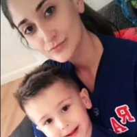 <p>Breanna Micciolo with her son, Corey.</p>