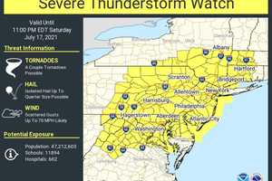 Severe Thunderstorm Watch In Effect, With 60 MPH-Plus Wind Gusts Expected, Tornadoes Possible