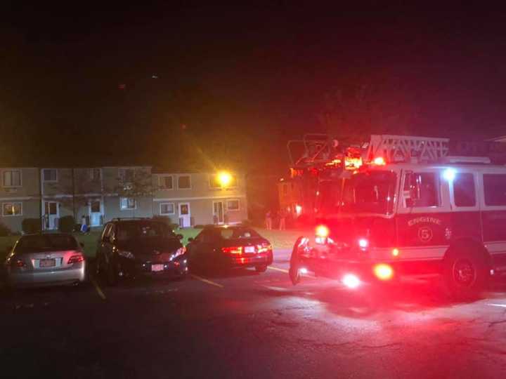 A Holyoke family of three was displaced following a fire at their home.