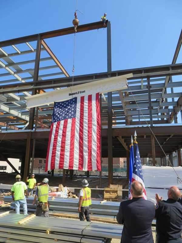 Topping Off: Last Steel Beam Put In Place For New Stamford Police HQ