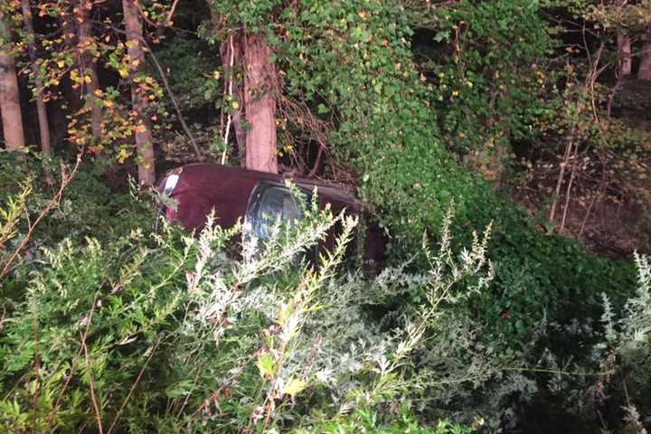 Occupants Atop Car After Taconic Crash In Yorktown