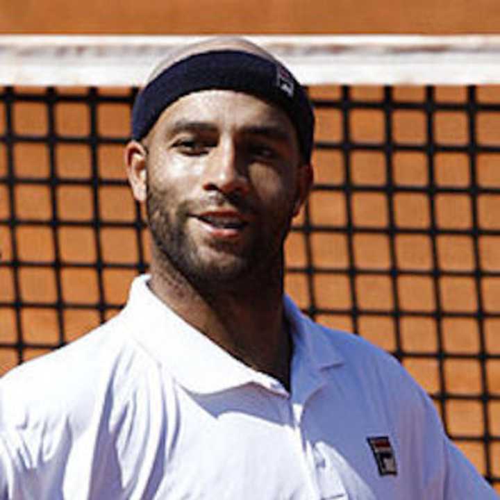 Retired tennis star James Blake