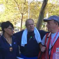 <p>Volunteers with the American Red Cross are assisting several families that were displaced by the Mount Vernon fire.</p>